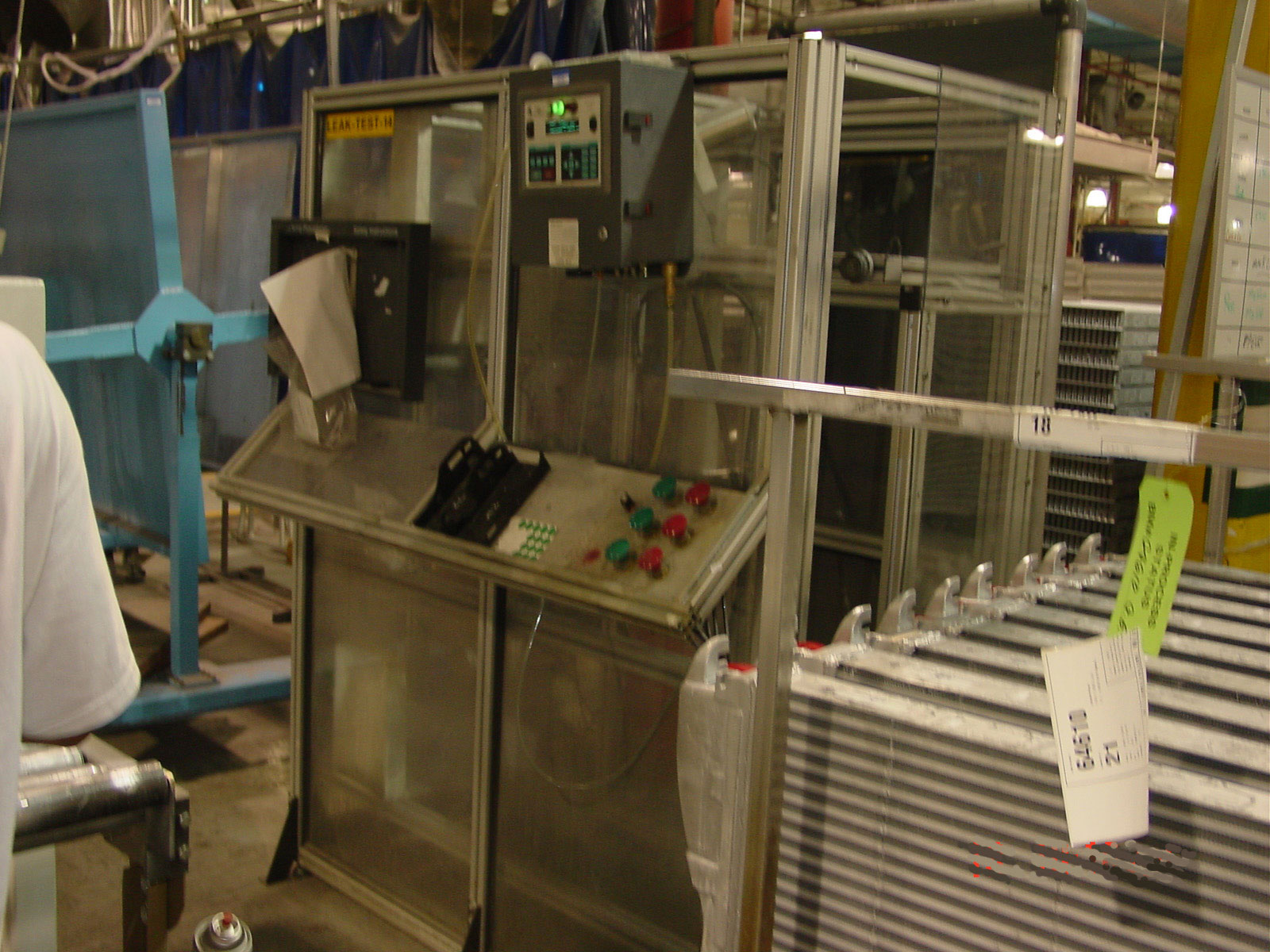 Radiator Final Leak Tester - Front